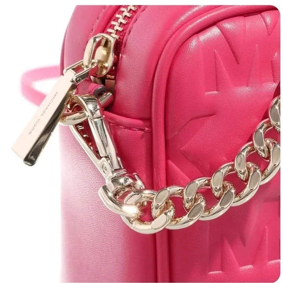 NWT Michael Kors Jet Set Medium
Rubin Red Camera Crossbody Bag - Picture 3 of 6